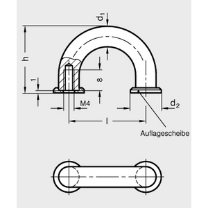 GN224.1-10-40-CR Fingergriff mit Auflagescheiben verchromt