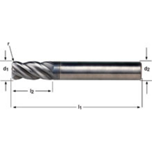End Mill 5.0XR0.5 Dormer