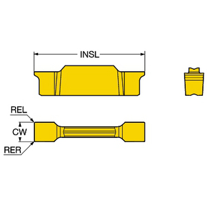 COROMANT COROCUT 1-2 HM BLANK N123J2-0620-0002-BG H13A