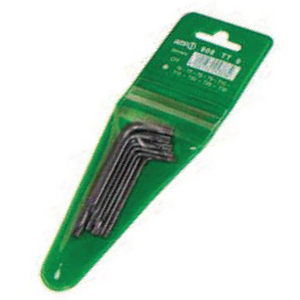 AMF STIFTSLEUTEL SET TORX IN ETUI 908-TT9 43836 (SET=9ST)
