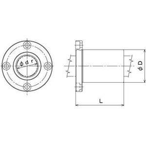 THK KOGELBUS MET FLENS LMF 30 L