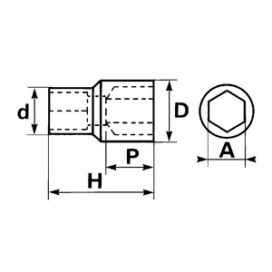 DOUILLE STANDARD S- 1.1/8