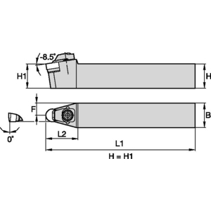 3032550-WIDIA CERAMIC INSERT HOLDERS CRDNN3225P12MN4 WG