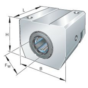 0042460200000-UNITÅ CUSCINETTO A SFERE LINEARE E ALLOGGIAMENTO KGSNG20-PP-AS
