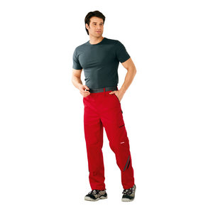 HERREN BUNDHOSE HIGHLINE ROT/SCH/SW 29 PP608213429, 65% Polyester und 35 % Baumwolle, 285 gr/m²
