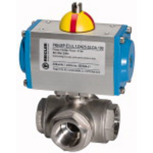350.917-T2 ES-Kuha, pneumat. Stellantrieb doppeltwirk. T-BohrunGT2, Rp2