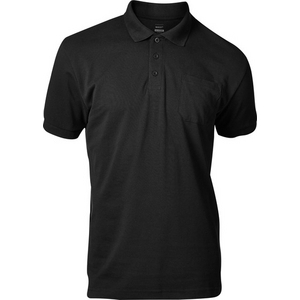 MASCOT POLOSHIRT ORGON BLACK M 4XL
