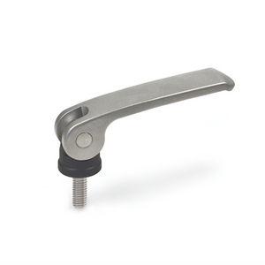 GN927.5-63-M6-20-A Edelstahl-Exzenterspanner, Auflagescheibe verstellbar