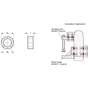 GN870-9 Zentrierbuchse