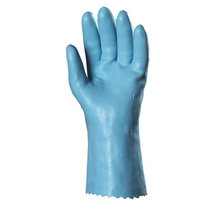 GANT LATEX SUR JERSEY 5200 T8-M COTON 30CM BLEU UE10