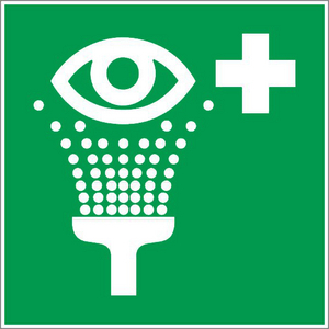 PLAQUE 200X200MM RINCAGE RINCAGE DES YEUX