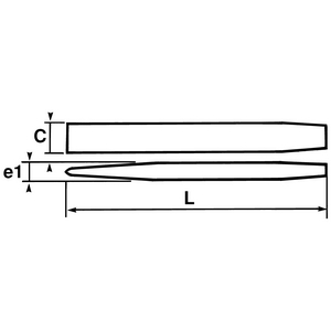 BURIN DE CARROSSIER 1-B UC 5