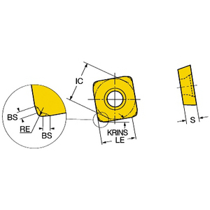 PLAQUETTE FRAISE COROMILL 210 R210-09 04 14E-MM 1040