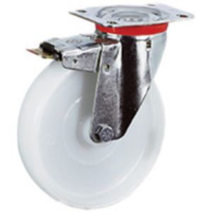 RUOTA 68 150 MONOLITICA POLIAMMIDE 6 SUPP. ROTANTE PIASTRA NL FRENO ANTERIORE 686824