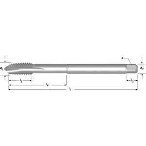Machine tap M6x1.00 mm ISO 2283