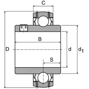 SKF YAR 207-104-2RF Y-LAGER
