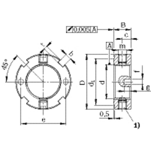 Nutmuttern NMZ für Festlagerung Bosch Rexroth - ref. R344600104 - RUBIX ...