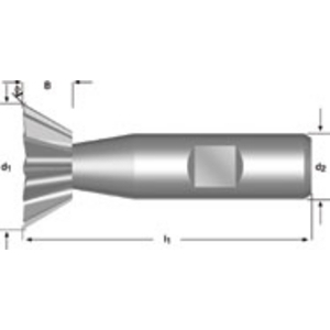 DT Cutter 25.0x6.3mm DIN1833C