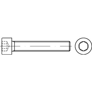 VIS CHC 10X50 FT DIN912 ACIER 8.8 (ISO4762)
