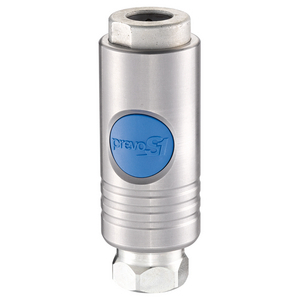 COUPLEUR AIR ISOB11 INOX A-R BOUTON PS16 F3/8 SECURISE