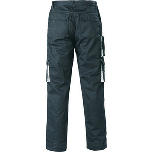 PANTALON NAVY MARINE/GRIS T52/54 COTON/POLY 245G/M2