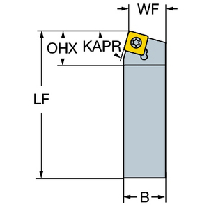 PORTE OUTIL TMAX U SSBCR 1616H 09