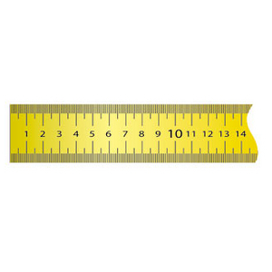 RUBAN ACIER REVET.NYLON 5MX13MM ADHESIF FOND JAUNE UE10