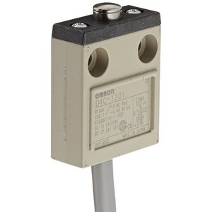 1 CONTATTO IN SCAMBIO 5 A/250 VC.A., AZION. PULSANTE, IP67, CAVO 3 M RESISTENTE ALL'OLIO D4C-1201