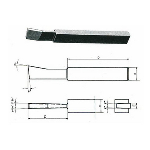 OUTIL A MORTAISER RENFORCE MT20X10 - 20X20X275 L10
