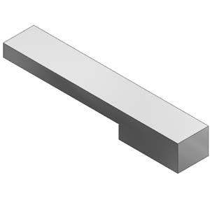 VVQ4000-10A-1, Blanking plate for VQ(C)4000, Plug-in
