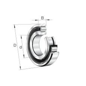FAG N 206 E/XL/M1/C3 CILINDERLAGER EENRIJIG