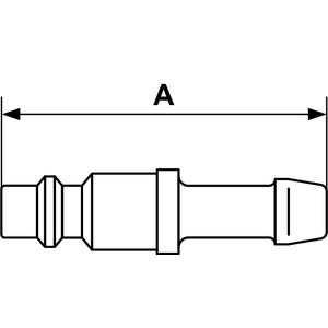 EMBOUT ISOB6 ACIER TRAITE PS16 TUYAU DN13