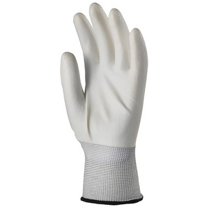 GANTS NYLON BLANC T8 PAUME END PU BLANC