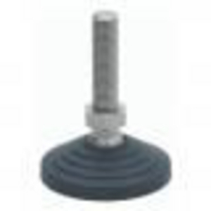 GN344.5-100-M24-98-A Gelenkfuss ohne Mutter ohne Gummiauflage Edelstahl