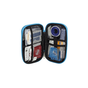 TROUSSE DE SECOURS AGRO-ALIMENT. 2/4 PERS. EVA BLEU FLUO N