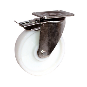 ROULETTE PIVOT. 750KG D.125MM AC ROUE POLYAMIDE MOY R.BILLES DB