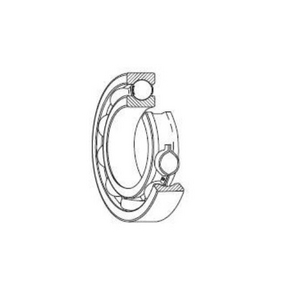 BUTEE A BILLES 51409 CAGE ACIER 45X100X39