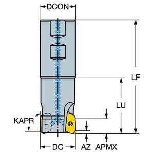 COROMANT COROMILL 790 HOEKFREES RA790-025M25S2-16L