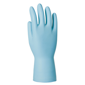 EINMALHANDSCHUH DERMATRIL 743 9 PP51130009, Nitril, bl, 0,20mm, ungep., geraute Fingerkuppen