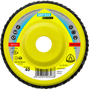 DISQUE A LAMELLES SMT 925 PLAT 115X22,23 GR 60 UE10