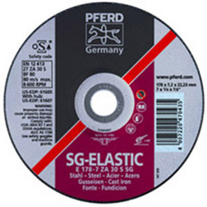PFERD Reinforced grinding wheel E 178 4,1 ZA 30 S SG PIPE/22,23