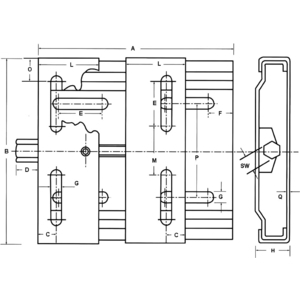 ACCESSORI E RICAMBI PER MOTORI ELETTRICI BASE MOTORE 307 (TAGLIE 90-112)