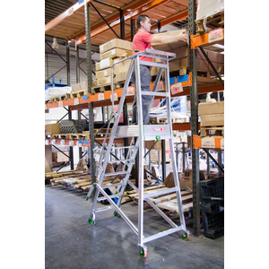 PLATEFORME ALU 6 MARCHES PLI