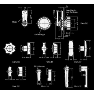 GN115-KG-14 Verriegelung mit Knebel-Griff