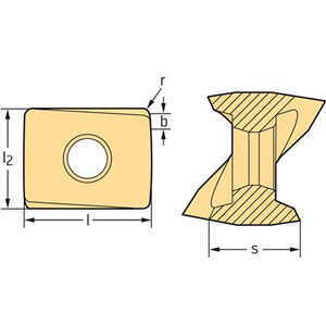 6068959-INSERTI FRESATURA BLAXX E XTRA-TEC LNGX130716R-L55 WKP25S