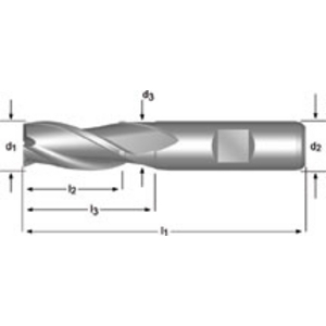 Slot Drill 20.00 mm DIN 844K
