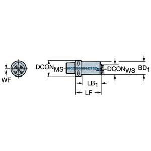 ADAPTATEUR COROMANT CAPTO VERS COROTURN SL