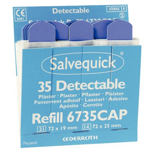 SALVEQUICK DETECTABLE PLEISTER 6735 (9%) (DS=6 X 35ST)