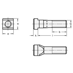DIN787-6-M6-25 T-Nutenschraube