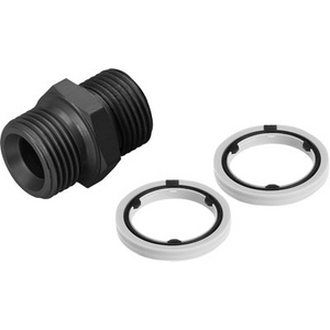 E-1/8-1/8 Double nipple